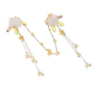 KICHOUSE Horquillas para Pelo Mujer Estilo Chino Hanfu, Aleación Ligera y Cómoda, Decoración Delicada Frente en Vida Diaria y Actuaciones