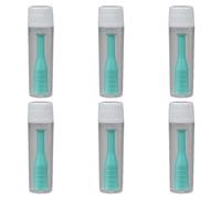 KICHOUSE Juego de 6 Piezas Herramienta para Lentes de Contacto con Varilla de Succión y Soporte Insertador, Material Abs Verde, Superficie Antideslizante, Adecuado para Viajar