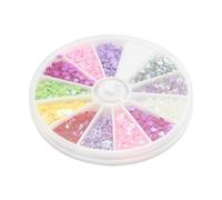 KICHOUSE Juego de Materiales para Manicura Lentejuelas de Estrella y Pegatinas para Uñas, 2 Cajas, 150 Piezas, Estilo Mixto, Accesorios para Decoración en Casa y Tienda Varios estilos
