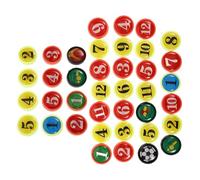 KICHOUSE Juego de Pequeños de Repuesto para Tablero Táctico de Fútbol, Piezas Magnéticas de Plástico Duraderas para Entrenamiento y Aula, Accesorios para Entrenador de Fútbol, Marcador