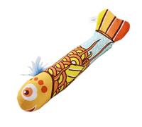 KICHOUSE Juguete de Pez Pequeño Sonido para Gatos de Poliéster