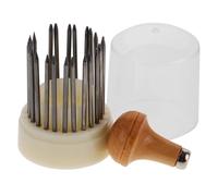 KICHOUSE Kit de Herramientas para Grabado y Trabajo de Joyería Succión de Cuentas y Durabilidad Excepcional, Adecuado para Microincrustación y Procesamiento de Joyas