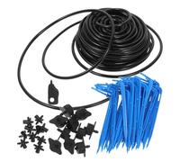 KICHOUSE Kit de Riego por Goteo Automático Material PVC y PP para Plantas y Semillas Gestión Automatizada y Riego Uniforme para Invernadero y Vivero