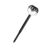 KICHOUSE Lámpara Solar de Césped 9 Leds Amarillos Parpadeantes, Luz Solar de Estaca para Jardín, Patio y Exterior, Luz de Inserción Decorativa para Ambientes Nocturnos