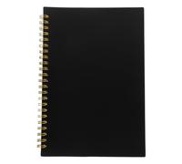KICHOUSE Libro de Contabilidad Empresarial Horizontal Cuaderno de Registro de Inventario con Hojas Rayadas en Papel Blanco Tapa PP Resistente para Seguimiento Financiero y Control de