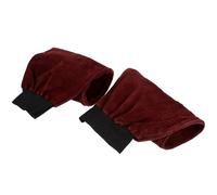 KICHOUSE Manguitos de Soldadura de Piel de Vaca, 1 Par, Marrón