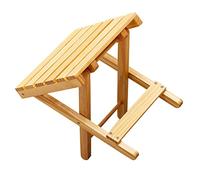 KICHOUSE Mesa Portátil De Madera Pequeña Plegable para Exteriores Soporte para Plantas y Exhibición De Flores Mesa Auxiliar Ligera para Picnic y Jardín