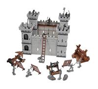 KICHOUSE Modelos De Ataque De Caballería Romana para Niños, Juguete Militar De Castillo, Kit De Montaje De Carro De Asedio Antiguo, Juego De Simulación Educativo, Decoración Temática Histórica