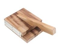 KICHOUSE Molde Manual de Madera para Presionar Masa de Dumpling Herramienta para Crear Envoltorios Uniformes para Reuniones Caseras y Tradiciones Culinarias
