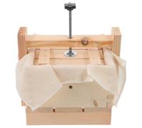 KICHOUSE Molde para Hacer Tofu de Madera 17X17X95 CM Prensa de Tofu para Cocina Casera Herramienta para Prensar Molde Estable y Fácil de Limpiar