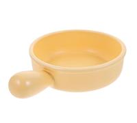 KICHOUSE Olla de Barro para Leche de 800ml con Mango, Cerámica Resistente al Calor y Superficie Lisa Adecuado para Cocinar en Fiestas y Uso Doméstico