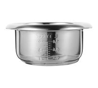 KICHOUSE Olla Interior de Acero Inoxidable para Olla Arrocera Eléctrica de 2l Diseño Redondo y Práctico para Cocinar Sopas en Casa