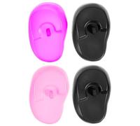 KICHOUSE Orejeras Impermeables para Teñir el Cabello 4 Protectores Auditivos de Silicona para Proteger los Oídos Trabajo Baño