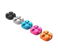 KICHOUSE Organizador de Cables de Silicona Enrollador para Gestión de Cables USB y Cargadores para Escritorio Paquete de 5 Piezas para Ordenar cualquier Espacio
