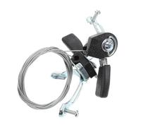 KICHOUSE Palanca de Cambios de Aluminio Ligera para Bicicleta de Montaña y Carretera Control de Velocidad y Diseño Duradero en Color Negro
