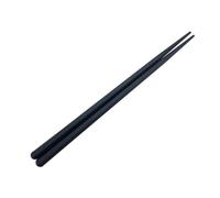 KICHOUSE Palillos Hexagonales de Plástico Negro, 5 Pares Reutilizables, Antiescaldaduras y Alta Resistencia para Sushi y Comida Asiática en Casa o Camping