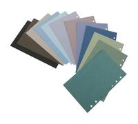 KICHOUSE Papel de Repuesto A6 120g para Cuaderno de Hojas Sueltas Perforadas Recambio Doble Cara Compatible Carpetas 24 Hojas para Diario Planificador y Libreta de Notas