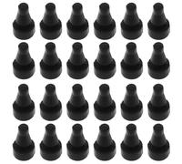 KICHOUSE Patas de Silicona Negras y Vida Útil Prolongada 30 Piezas Instalación Fácil para Ollas de Cocción Lenta para Reparación en Cocina y Talleres