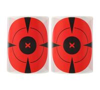 KICHOUSE Pegatinas Adhesivas Circulares de 3 Pulgadas para Entrenamiento Deportivo, Auto Adhesivas de Abs, 2 Rollos para Mejorar Habilidades en Tiro al Blanco