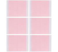 KICHOUSE Pegatinas Invisibles para Levantar Párpados Dobles, Tiras Adhesivas de Gel y Fibra, Cómodas y Fáciles de Usar, 6 Hojas para Maquillaje de Ojos de Niñas
