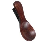 KICHOUSE Pinza Cabello de Madera Diseño de Cuchara, Clip Tipo Cocodrilo para Cabello Grueso y Fino, Accesorio Decorativo y Funcional para Peinados, Color Marrón Natural Color Aleatorio