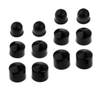 KICHOUSE Pivotes Para Monopatín y Ejes De Longboard 12mm 16mm 18mm De Poliuretano (pu) Resistencia Al Desgaste 12 Piezas Kit De Repuesto Para Reparación y Mantenimiento Skateboarding