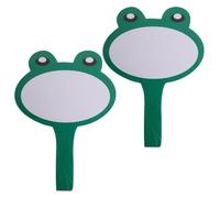 KICHOUSE Pizarra de Borrado en Seco Portátil 20x28 Cm Pvc 2 Unidades Color Verde Rana, Tablero de Presentación para Votación y Puntuación, Mini Pizarra Manual para Jueces y Árbitros