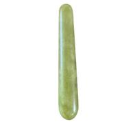 KICHOUSE Pluma de Masaje de Jade Natural Verde para Puntos de Acupuntura, Herramienta Terapéutica Segura y Efectiva Que Promueve la Circulación Sanguínea