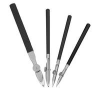 KICHOUSE Pluma Regla Ajustable para Líquido Enmascarador, Set de 4 Bolígrafos de Dibujo Artístico (117-120), Tiralíneas de Precisión para Dibujo Técnico y Caligrafía, Herramienta