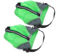 KICHOUSE Polainas Impermeables Cortas para Senderismo Unisex Protectores de Piernas Transpirables y Resistentes al Desgaste Cubrezapatos Antideslizantes para Trail Running y Montañismo