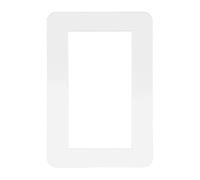 KICHOUSE Protector Adhesivo para Interruptor de Luz Doble 173X86 MM en Acrílico Transparente, Cubierta para Enchufe de Pared Función Decorativa para Uso Residencial