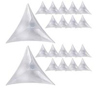 KICHOUSE Protectores de Esquina Triangulares de Maltha Ligeros y Seguros 400 y Evitar Polvo para Cajones y Escaleras Ideales Vida Familiar