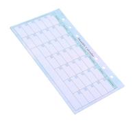 KICHOUSE Recambio Papel Elegante y Recargable de 14 Planificador Mensual de para Carpeta de 6 Anillas Adecuado para Oficina y Organización Diaria