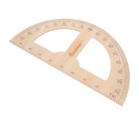 KICHOUSE Regla Reutilizable de Medición de Madera Dura Herramienta Didáctica para Enseñanza Escolar Instrumento Geométrico Educativo para Profesores y Estudiantes