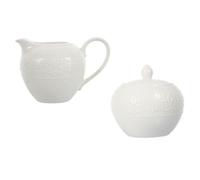 KICHOUSE Set de 2 Piezas Azucarero Tapa y Jarra para Leche de Cerámica, Hervidor de Café Versátil para Uso Doméstico y Cafeterías, Recipiente Seguro y Práctico para Almacenar Leche y