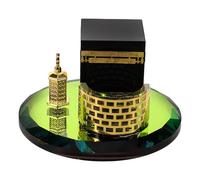 KICHOUSE Set de Obsequio Adecuado para Ramadan Islámica de Redondo y Adornos de Eid Mubarak para Escritorio y Mesa