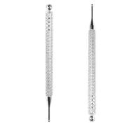KICHOUSE Sonda de Masaje Punto Auricular 2 Piezas Acero Inoxidable Pluma de Acupresión Portátil Herramienta de Auriculoterapia para Reflexología Facial y Cuidado Salud en Casa
