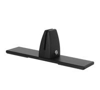 KICHOUSE Soporte de Abrazadera de Aleación de Aluminio para Mampara de Escritorio Clip Móvil con Base Negra Extendida Separador de Espacio de Trabajo para Oficina Estante de