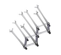 KICHOUSE Soporte de Tazas Plegable para Almacenamiento de Vidrio Diseño Moderno y Elegante Estante de Drenaje para Cocina Organizador de Tazas de Café y Color Gris