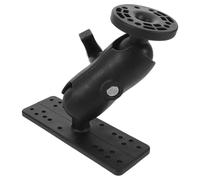 KICHOUSE Soporte Giratorio para Sonda de Pesca 360° para Kayak Soporte Resistente para Electrónica Náutica Sistema de Montaje Seguro y Estable Compatible con Garmin Gpsmap Adecuado