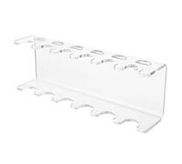 KICHOUSE Soporte para Pipetas de Laboratorio de Acrílico Transparente Pared 6 Ranuras Soporte Trapezoidal para Almacenamiento Seguro y Ahorro de Espacio en Experimentación Científica