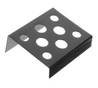 KICHOUSE Soporte para Taza de Pigmento Negro de Hierro, Portavasos para Suministros de Tatuaje Profesional, Expositor de Pigmentos para Salón y Uso Personal, Accesorio Duradero para Tinta