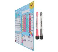 KICHOUSE Tabla de Actividades y Recompensas Pet, Cuadro de Comportamiento Infantil Práctico para Hogar y Escuela, 1 Set de Calendario de Actividades Color Aleatorio