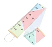 KICHOUSE Tabla De Crecimiento Para Niño Niña Medidor De Altura Para Pared Decoración Infantil Moderna Colgante Estable y Resistente Para Dormitorios y Guarderías Diseño Creativo Blanco y Ne