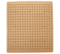KICHOUSE Tablero de Ajedrez Plegable de Doble Cara en Tela de Felpa, 19 Líneas para Go y Xiangqi, Diseño Resistente al Desgaste, Compacto y Portátil para Juegos de Mesa y Torneos