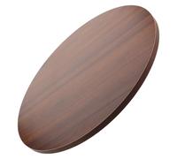 KICHOUSE Tablero Redondo de Madera Negra de Nogal Superficie Resistente y Segura para Mesa de Comedor Sala y Cocina Reemplazo para Mesa Pequeña de Exterior