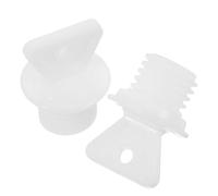 KICHOUSE Tapones a Prueba de Fugas para Bolsa de Agua Caliente, 2 Piezas de Plástico Pp Sello Hermético para Bolsas de Agua Caliente de Color Claro