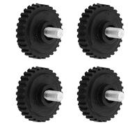 KICHOUSE Tapones de Goma para Báscula Digital de Cocina 4 Piezas Patas Antideslizantes de Acero Inoxidable M8 Soporte para Básculas Electrónicas de 60-200 Kg