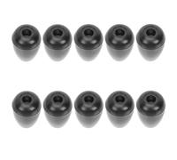 KICHOUSE Tapones de Silicona para Estetoscopio, 10 Pares, Negros, Repuesto para Oídos, Accesorios Médicos Profesionales para Diagnóstico, Compatibles Fonendoscopios, Uso Clínico