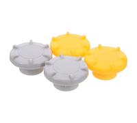 KICHOUSE Tapones para Tornillos de Toboganes Infantiles 4 Piezas 2 Gris Hexagonal 2 Amarillo Hexagonal Plástico No Tóxico Diámetro Interior 31 CM Accesorios de Seguridad para